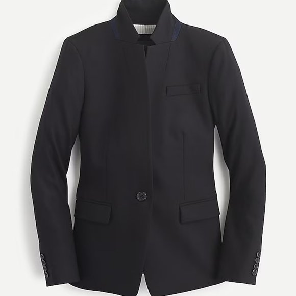 NWT J.Crew Regent Blazer in Black Size 2 - Picture 2 of 13
